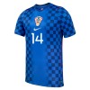 Conjunto Croacia Perišić 14 Segunda Equipación Mundial 2026 - Niño