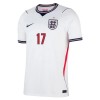 Camiseta de fútbol Inglaterra Foden 17 Primera Equipación Mundial 2026 - Hombre
