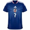 Camiseta de fútbol Japón Mitoma 7 Primera Equipación Mundial 2026 - Hombre