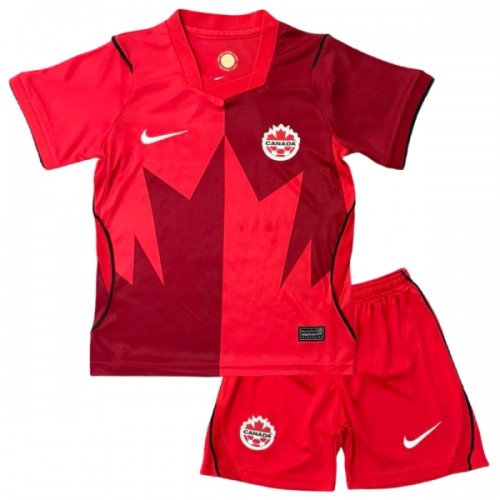 Conjunto Canadá Primera Equipación Mundial 2026 - Niño Conjunto Canadá Primera Equipación Mundial 2026 - Niño