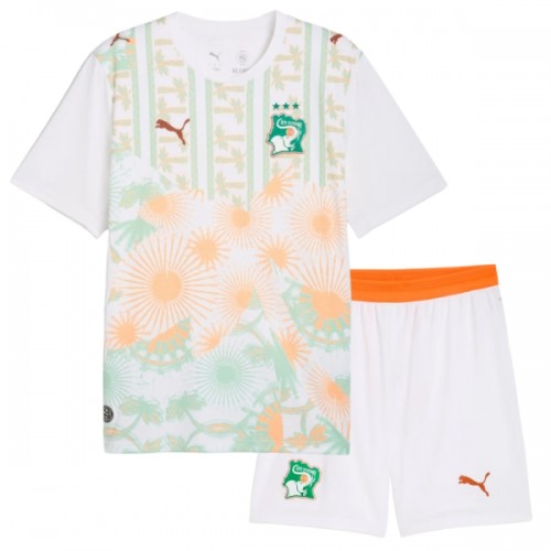 Conjunto Costa De Marfil Segunda Equipación Mundial 2026 - Niño Conjunto Costa De Marfil Segunda Equipación Mundial 2026 - Niño