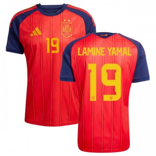Camiseta de fútbol España 2 Stars Lamine Yamal 19 Primera Equipación Mundial 2026 - Hombre Camiseta de fútbol España 2 Stars Lamine Yamal 19 Primera Equipación Mundial 2026 - Hombre