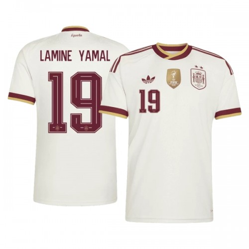 Camiseta de fútbol España 2 Stars Lamine Yamal 19 Segunda Equipación Mundial 2026 - Hombre Camiseta de fútbol España 2 Stars Lamine Yamal 19 Segunda Equipación Mundial 2026 - Hombre
