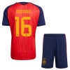 Conjunto España 2 Stars Rodrigo 16 Primera Equipación Mundial 2026 - Niño Conjunto España 2 Stars Rodrigo 16 Primera Equipación Mundial 2026 - Niño