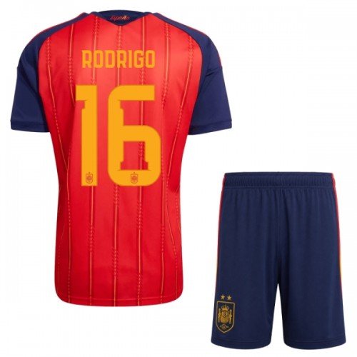 Conjunto España 2 Stars Rodrigo 16 Primera Equipación Mundial 2026 - Niño Conjunto España 2 Stars Rodrigo 16 Primera Equipación Mundial 2026 - Niño