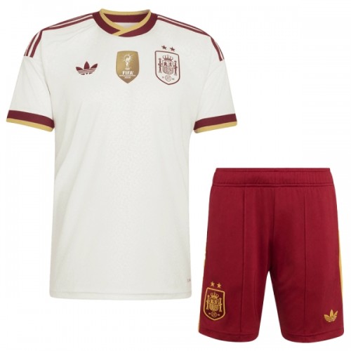 Conjunto España 2 Stars Segunda Equipación Mundial 2026 - Niño Conjunto España 2 Stars Segunda Equipación Mundial 2026 - Niño