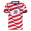 Camiseta de fútbol Estados Unidos Balogun 20 Primera Equipación Mundial 2026 - Hombre
