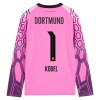Camiseta de fútbol Portero Manga Larga Borussia Dortmund Kobel 1 Segunda Equipación 2026-27 Rosa - Hombre Camiseta de fútbol Portero Manga Larga Borussia Dortmund Kobel 1 Segunda Equipación 2026-27 Rosa - Hombre