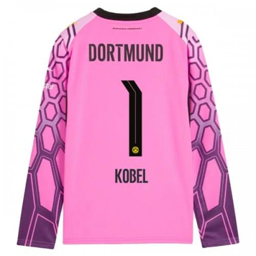 Camiseta de fútbol Portero Manga Larga Borussia Dortmund Kobel 1 Segunda Equipación 2026-27 Rosa - Hombre Camiseta de fútbol Portero Manga Larga Borussia Dortmund Kobel 1 Segunda Equipación 2026-27 Rosa - Hombre