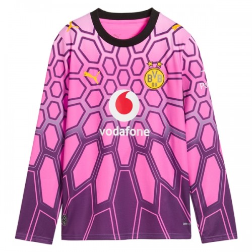 Camiseta de fútbol Portero Manga Larga Borussia Dortmund Segunda Equipación 2026-27 Rosa - Hombre Camiseta de fútbol Portero Manga Larga Borussia Dortmund Segunda Equipación 2026-27 Rosa - Hombre