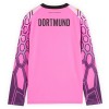 Camiseta de fútbol Portero Manga Larga Borussia Dortmund Segunda Equipación 2026-27 Rosa - Hombre