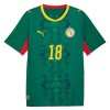 Camiseta de fútbol Senegal Sarr 18 Segunda Equipación Mundial 2026 - Hombre