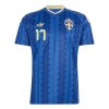 Camiseta de fútbol Suecia Gyokeres 17 Segunda Equipación Mundial 2026 - Hombre