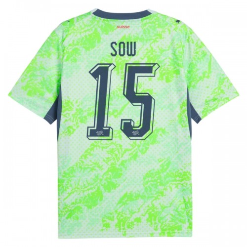 Camiseta de fútbol Suiza Djibril Sow 15 Segunda Equipación Mundial 2026 - Hombre Camiseta de fútbol Suiza Djibril Sow 15 Segunda Equipación Mundial 2026 - Hombre