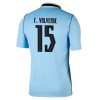 Camiseta de fútbol Uruguay Federico Valverde 15 Primera Equipación Mundial 2026 - Hombre Camiseta de fútbol Uruguay Federico Valverde 15 Primera Equipación Mundial 2026 - Hombre