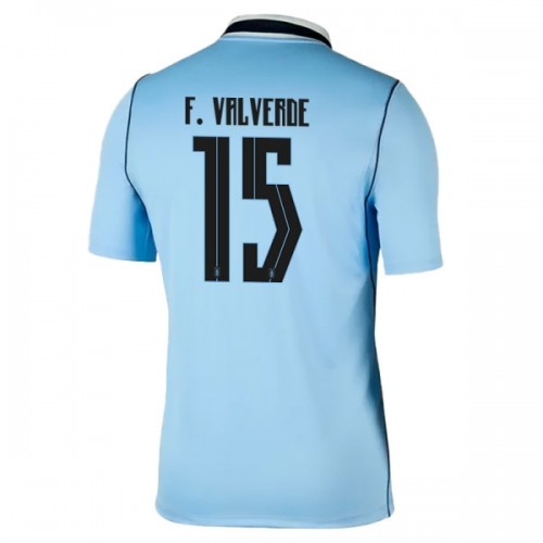 Camiseta de fútbol Uruguay Federico Valverde 15 Primera Equipación Mundial 2026 - Hombre Camiseta de fútbol Uruguay Federico Valverde 15 Primera Equipación Mundial 2026 - Hombre