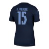 Camiseta de fútbol Uruguay Federico Valverde 15 Segunda Equipación Mundial 2026 - Hombre Camiseta de fútbol Uruguay Federico Valverde 15 Segunda Equipación Mundial 2026 - Hombre