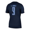 Camiseta de fútbol Uruguay Luis Suarez 9 Segunda Equipación Mundial 2026 - Hombre Camiseta de fútbol Uruguay Luis Suarez 9 Segunda Equipación Mundial 2026 - Hombre