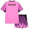 Conjunto Portero Borussia Dortmund Segunda Equipación 2026-27 Rosa - Niño