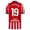 Camiseta de fútbol Atlético Madrid J. Alvarez 19 Primera Equipación 2026-27 - Hombre Camiseta de fútbol Atlético Madrid J. Alvarez 19 Primera Equipación 2026-27 - Hombre