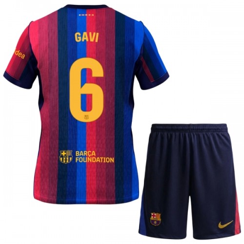 Conjunto FC Barcelona Gavi 6 Primera Equipación 2026-27 - Niño Conjunto FC Barcelona Gavi 6 Primera Equipación 2026-27 - Niño