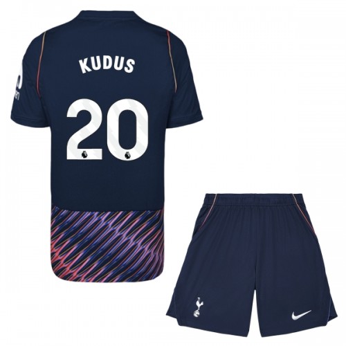Conjunto Tottenham Hotspur Kudus 20 Segunda Equipación 2026-27 - Niño Conjunto Tottenham Hotspur Kudus 20 Segunda Equipación 2026-27 - Niño
