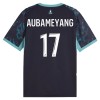 Camiseta de fútbol Olympique de Marseille Aubameyang 17 Segunda Equipación 2026-27 - Hombre