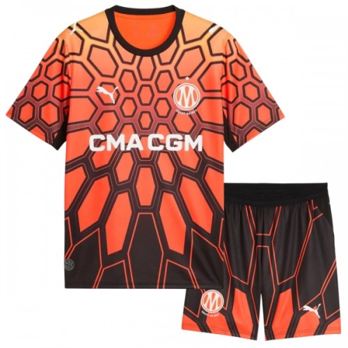 Conjunto Olympique de Marseille Primera Equipación 2026-27 Naranja - Niño Conjunto Olympique de Marseille Primera Equipación 2026-27 Naranja - Niño