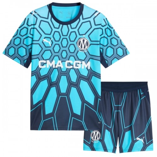 Conjunto Olympique de Marseille Segunda Equipación 2026-27 Azul - Niño Conjunto Olympique de Marseille Segunda Equipación 2026-27 Azul - Niño