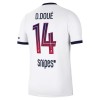 Camiseta de fútbol Paris Saint-Germain Desire Doue 14 Segunda Equipación 2026-27 - Hombre