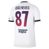 Camiseta de fútbol Paris Saint-Germain Joao Neves 87 Segunda Equipación 2026-27 - Hombre