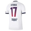 Camiseta de fútbol Paris Saint-Germain Vitinha 17 Segunda Equipación 2026-27 - Hombre