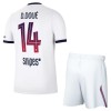 Conjunto Paris Saint-Germain Desire Doue 14 Segunda Equipación 2026-27 - Niño Conjunto Paris Saint-Germain Desire Doue 14 Segunda Equipación 2026-27 - Niño