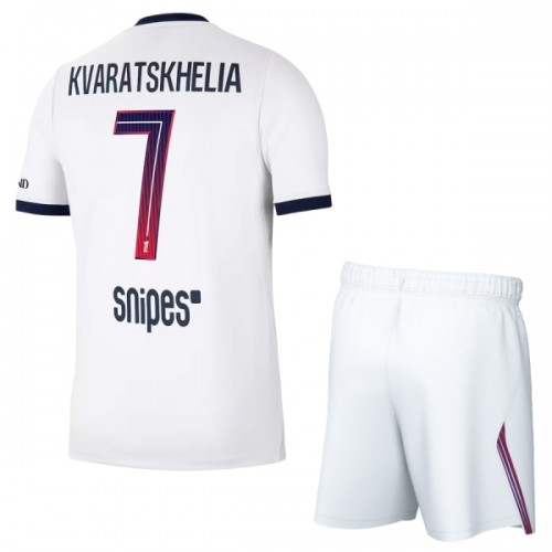 Conjunto Paris Saint-Germain Kvaratskhelia 7 Segunda Equipación 2026-27 - Niño Conjunto Paris Saint-Germain Kvaratskhelia 7 Segunda Equipación 2026-27 - Niño