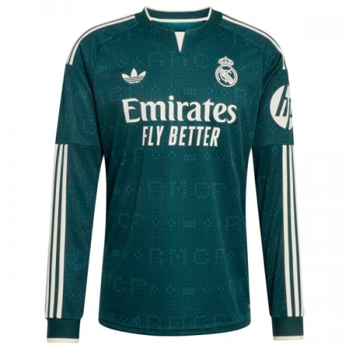 Camiseta de fútbol Manga Larga Real Madrid Segunda Equipación 2026-27 - Hombre Camiseta de fútbol Manga Larga Real Madrid Segunda Equipación 2026-27 - Hombre