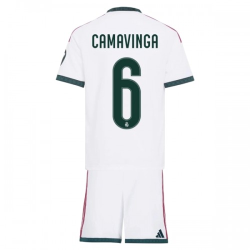 Conjunto Real Madrid Camavinga 6 Primera Equipación 2026-27 - Niño Conjunto Real Madrid Camavinga 6 Primera Equipación 2026-27 - Niño