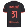 Camiseta de fútbol AC Milan Pavlovic 31 Tercera Equipación 2026-27 - Hombre Camiseta de fútbol AC Milan Pavlovic 31 Tercera Equipación 2026-27 - Hombre
