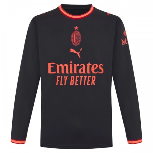 Camiseta de fútbol Manga Larga AC Milan Tercera Equipación 2026-27 - Hombre Camiseta de fútbol Manga Larga AC Milan Tercera Equipación 2026-27 - Hombre