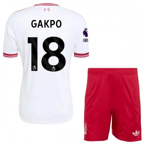 Conjunto Liverpool Gakpo 18 Segunda Equipación 2026-27 - Niño Conjunto Liverpool Gakpo 18 Segunda Equipación 2026-27 - Niño