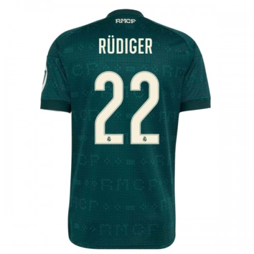 Camiseta de fútbol Real Madrid Rudiger 22 Segunda Equipación 2026-27 - Hombre Camiseta de fútbol Real Madrid Rudiger 22 Segunda Equipación 2026-27 - Hombre