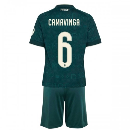 Conjunto Real Madrid Camavinga 6 Segunda Equipación 2026-27 - Niño Conjunto Real Madrid Camavinga 6 Segunda Equipación 2026-27 - Niño