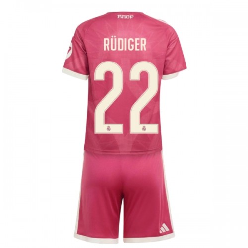 Conjunto Real Madrid Rudiger 22 Tercera Equipación 2026-27 - Niño Conjunto Real Madrid Rudiger 22 Tercera Equipación 2026-27 - Niño