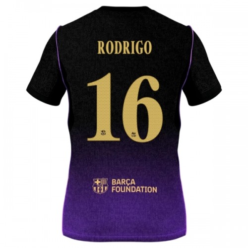Camiseta de fútbol FC Barcelona Rodrigo 16 Segunda Equipación 2026-27 - Hombre Camiseta de fútbol FC Barcelona Rodrigo 16 Segunda Equipación 2026-27 - Hombre