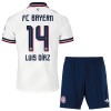 Conjunto FC Bayern de Múnich Luis Diaz 14 Segunda Equipación 2026-27 - Niño