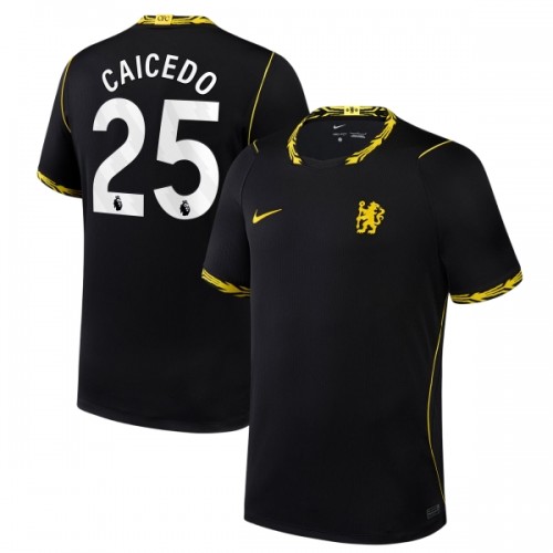 Camiseta de fútbol Chelsea Caicedo 25 Segunda Equipación 2026-27 - Hombre Camiseta de fútbol Chelsea Caicedo 25 Segunda Equipación 2026-27 - Hombre