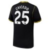 Camiseta de fútbol Chelsea Caicedo 25 Segunda Equipación 2026-27 - Hombre