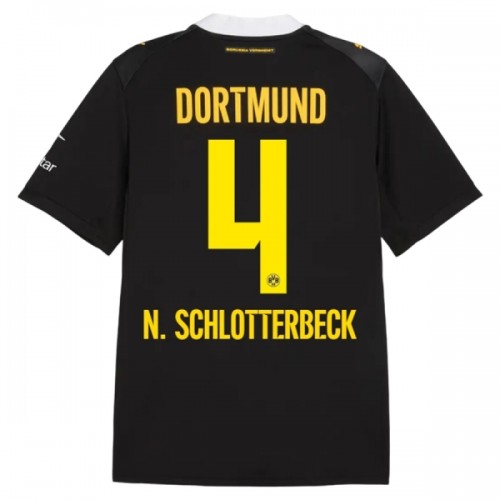 Camiseta de fútbol Borussia Dortmund N. Schlotterbeck 4 Segunda Equipación 2026-27 - Hombre Camiseta de fútbol Borussia Dortmund N. Schlotterbeck 4 Segunda Equipación 2026-27 - Hombre