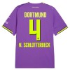 Camiseta de fútbol Borussia Dortmund N. Schlotterbeck 4 Tercera Equipación 2026-27 - Hombre Camiseta de fútbol Borussia Dortmund N. Schlotterbeck 4 Tercera Equipación 2026-27 - Hombre