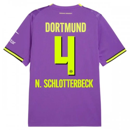 Camiseta de fútbol Borussia Dortmund N. Schlotterbeck 4 Tercera Equipación 2026-27 - Hombre Camiseta de fútbol Borussia Dortmund N. Schlotterbeck 4 Tercera Equipación 2026-27 - Hombre