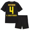 Conjunto Borussia Dortmund N. Schlotterbeck 4 Segunda Equipación 2026-27 - Niño Conjunto Borussia Dortmund N. Schlotterbeck 4 Segunda Equipación 2026-27 - Niño